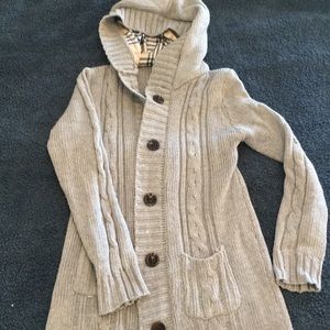 Hooded cardigan